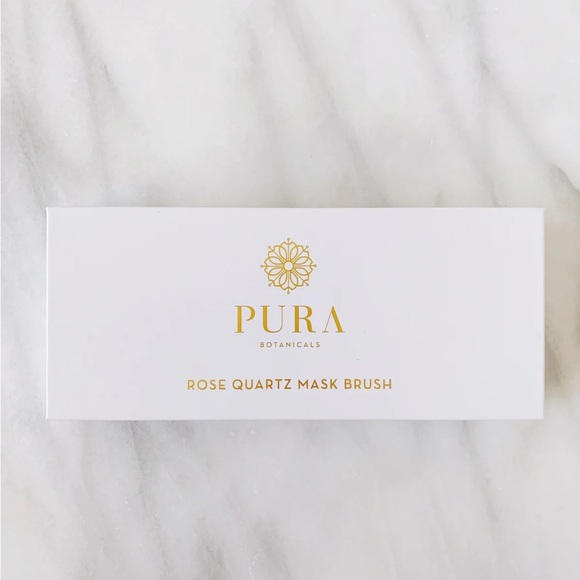 Pura Botanicals Rose Quartz Mask Brush - Picture 2 of 6